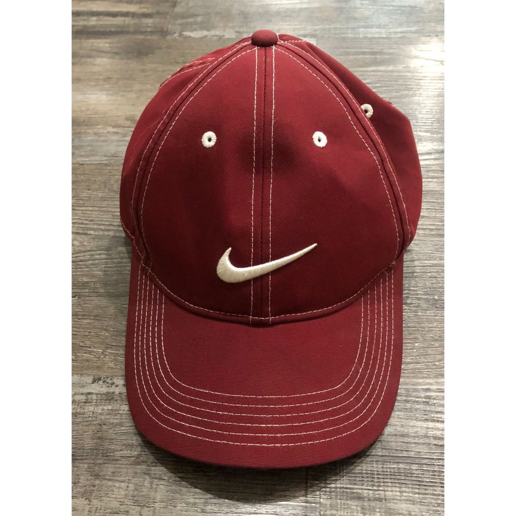 Nike Golf Adjustable Red Baseball Hat Cap One Size Adult